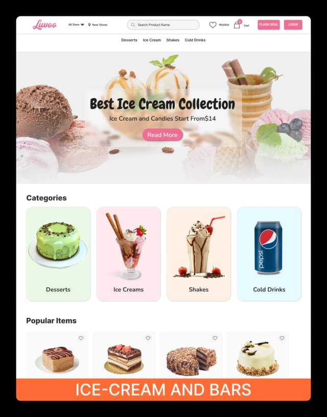 Ice-cream & Bars